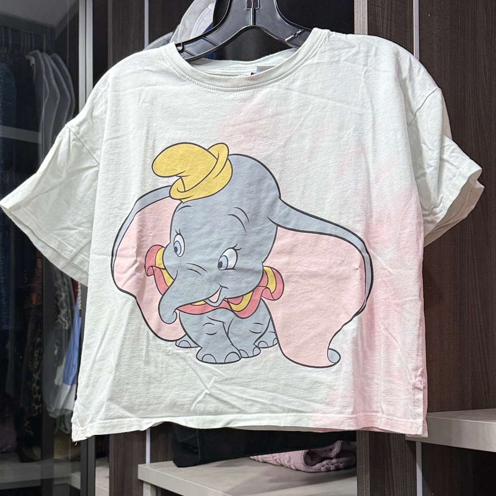 Zara Kids Dumbo Tee - Cream and Yellow